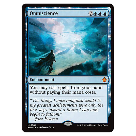 Omniscience 0161 card from the Magic The Gathering set Foundations
