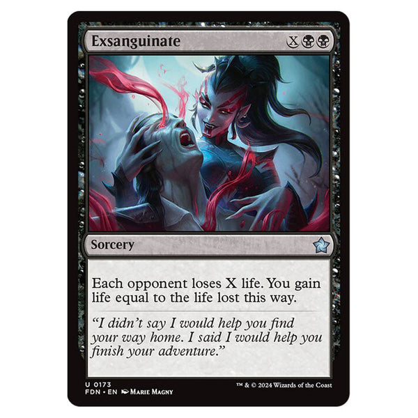 Magic The Gathering - Foundations - Exsanguinate