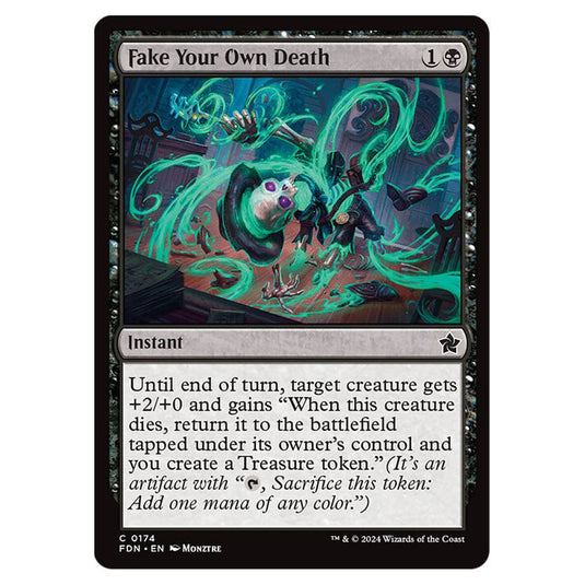 Fake Your Own Death 0174 card from the Magic The Gathering set Foundations