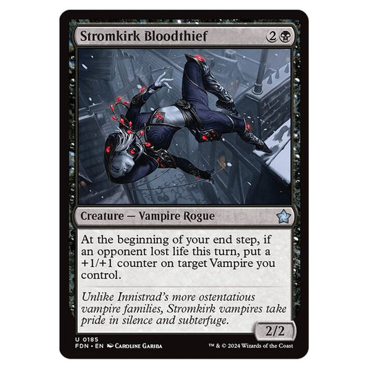 Stromkirk Bloodthief 0185 card from the Magic The Gathering set Foundations