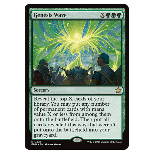 Genesis Wave 0221 card from the Magic The Gathering set Foundations