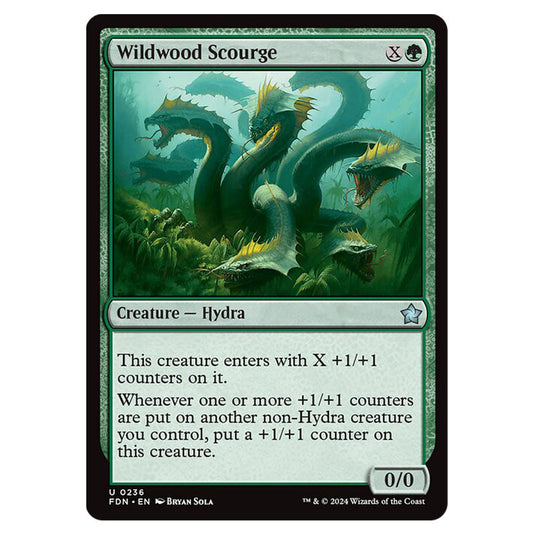 Wildwood Scourge 0236 card from the Magic The Gathering set Foundations