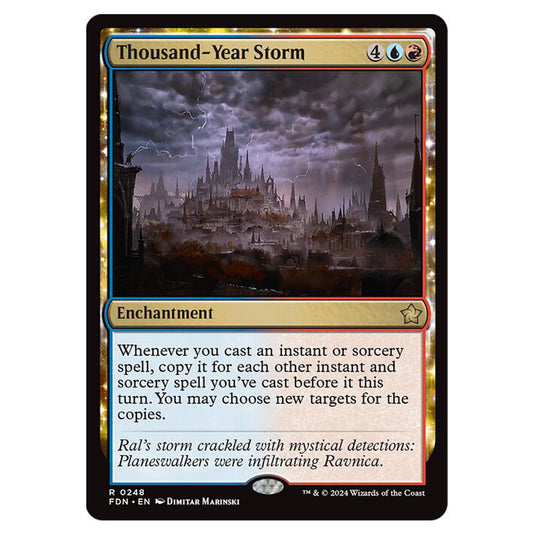 Thousand-Year Storm 0248 card from the Magic The Gathering set Foundations