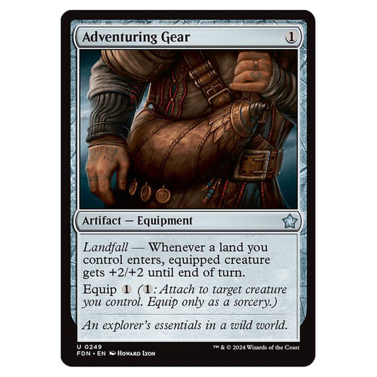 Adventuring Gear 0249 card from the Magic The Gathering set Foundations