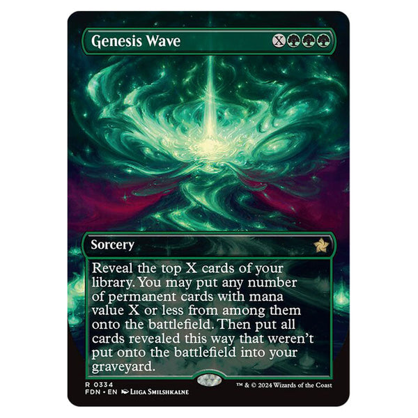 Magic The Gathering - Foundations - Genesis Wave (Borderless Card) - 0 Magic The Gathering - Foundations - Genesis Wave (Borderless Card) - 0