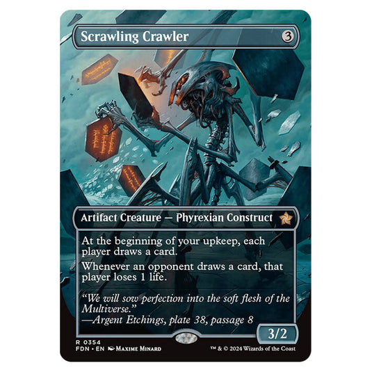 Scrawling Crawler 0354 card from the Magic The Gathering set Foundations
