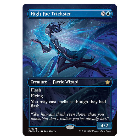 High Fae Trickster 0375 card from the Magic The Gathering set Foundations