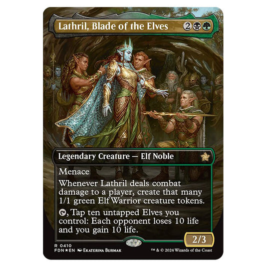 Lathril, Blade of the Elves 0410 card from the Magic The Gathering set Foundations