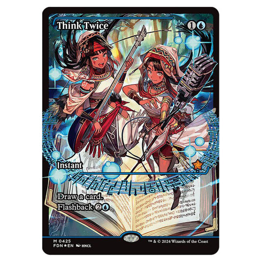 Think Twice 0425 card from the Magic The Gathering set Foundations