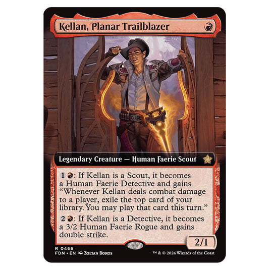 Kellan, Planar Trailblazer 0466 card from the Magic The Gathering set Foundations