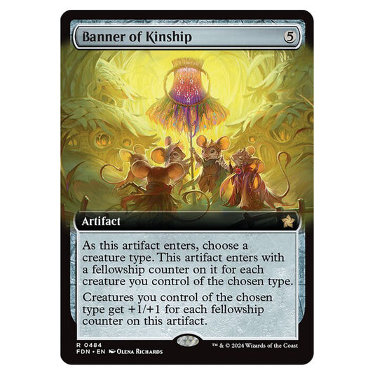 Banner of Kinship 0484 card from the Magic The Gathering set Foundations
