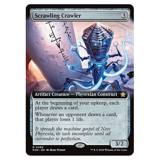 Scrawling Crawler 0486 card from the Magic The Gathering set Foundations