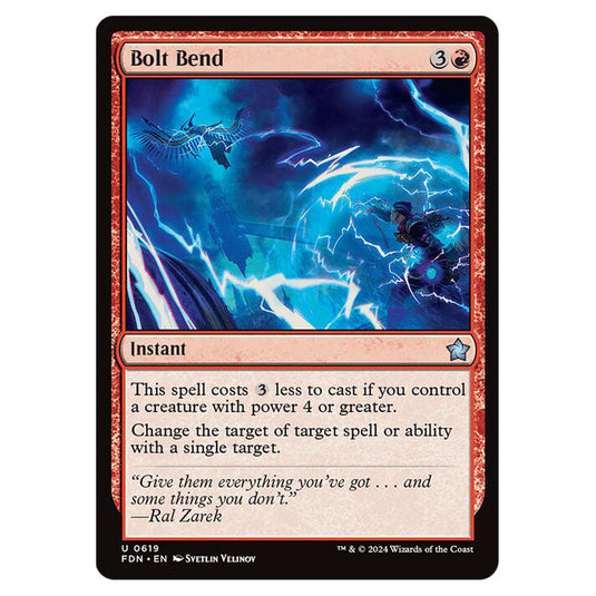 Bolt Bend 0619 card from the Magic The Gathering set Foundations