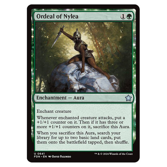 Ordeal of Nylea 0641 card from the Magic The Gathering set Foundations