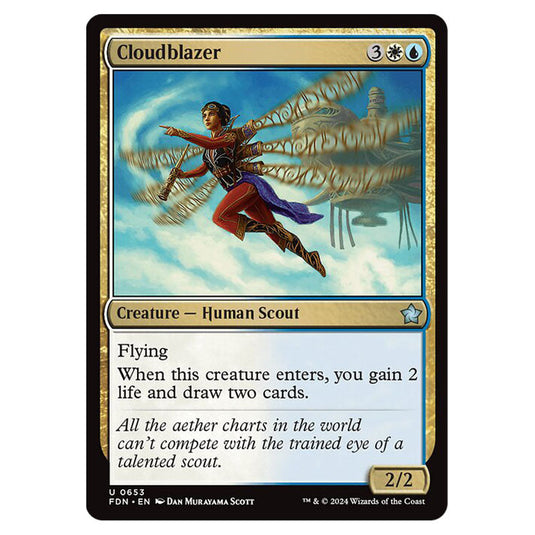Cloudblazer 0653 card from the Magic The Gathering set Foundations