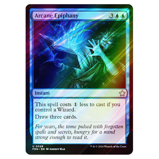 Arcane Epiphany 0029 card from the Magic The Gathering set Foundations