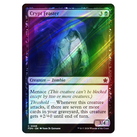 Crypt Feaster 0059 card from the Magic The Gathering set Foundations