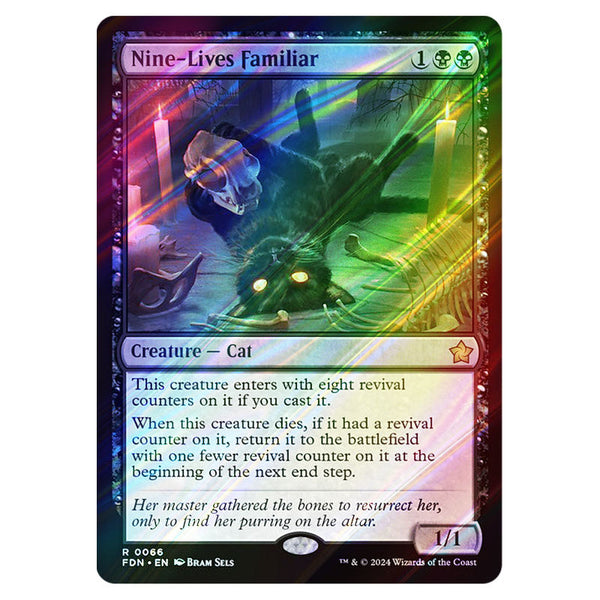 Magic The Gathering - Foundations - Nine-Lives Familiar