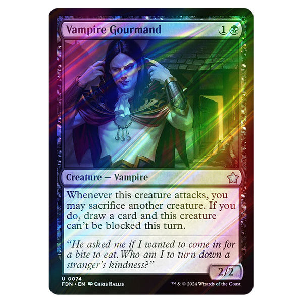 Magic The Gathering - Foundations - Vampire Gourmand