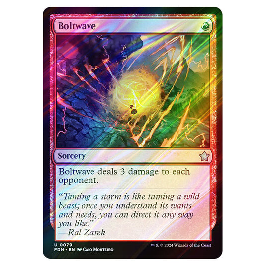 Boltwave 0079 card from the Magic The Gathering set Foundations