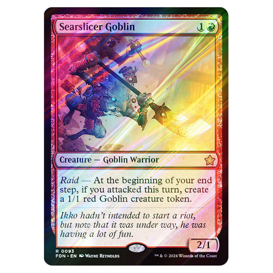 Searslicer Goblin 0093 card from the Magic The Gathering set Foundations