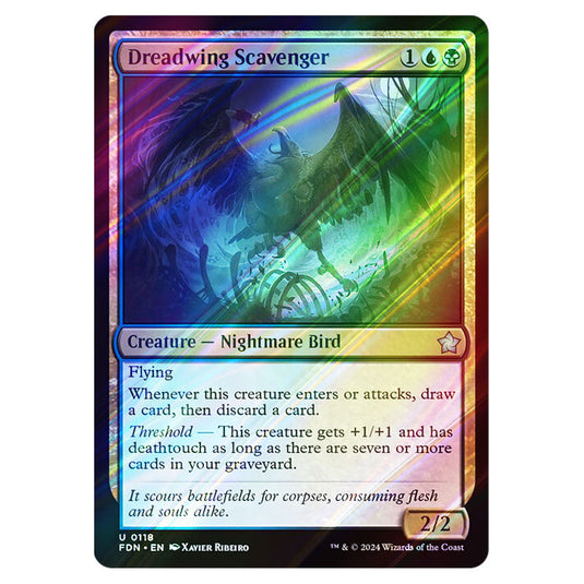 Dreadwing Scavenger 0118 card from the Magic The Gathering set Foundations