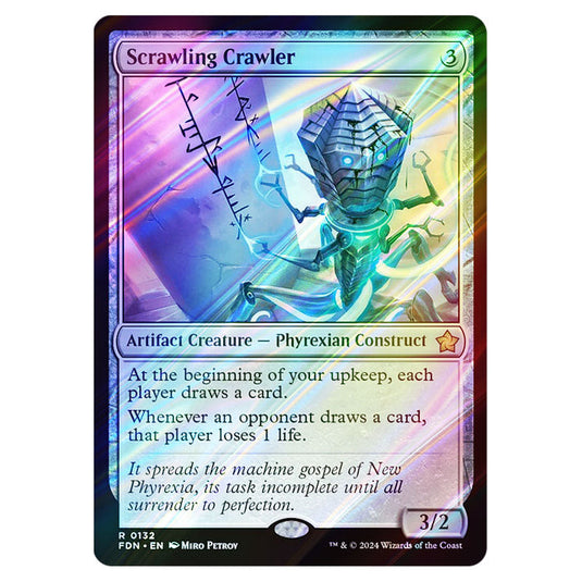 Scrawling Crawler 0132 card from the Magic The Gathering set Foundations