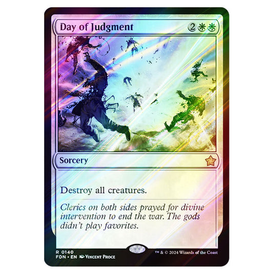 Day of Judgment 0140 card from the Magic The Gathering set Foundations