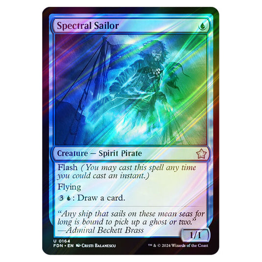 Spectral Sailor 0164 card from the Magic The Gathering set Foundations