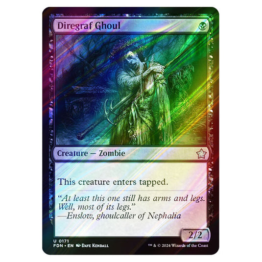 Diregraf Ghoul 0171 card from the Magic The Gathering set Foundations