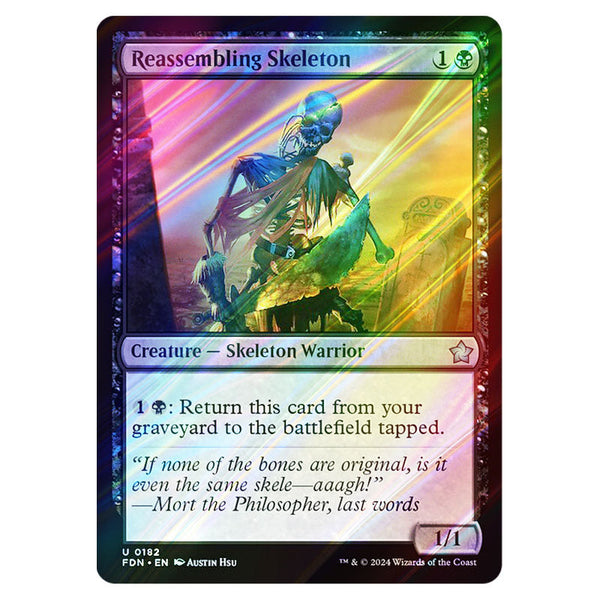 mtg cards like reassembling skeleton Magic The Gathering - Foundations - Reassembling Skeleton