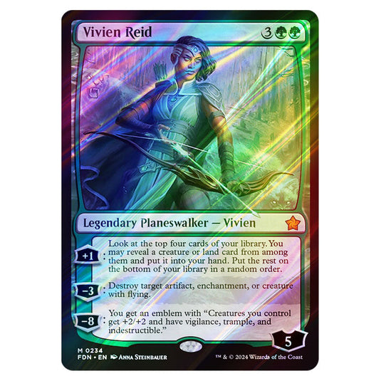 Vivien Reid 0234 card from the Magic The Gathering set Foundations