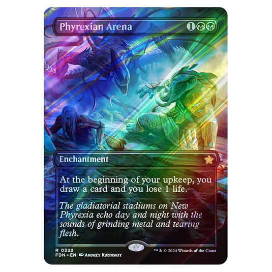 Phyrexian Arena 0322 card from the Magic The Gathering set Foundations