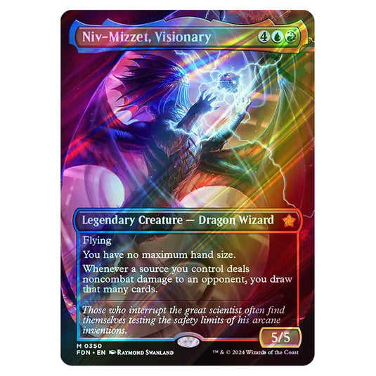 Niv-Mizzet, Visionary 0350 card from the Magic The Gathering set Foundations