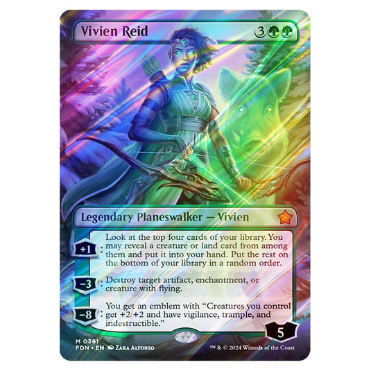 Vivien Reid 0361 card from the Magic The Gathering set Foundations