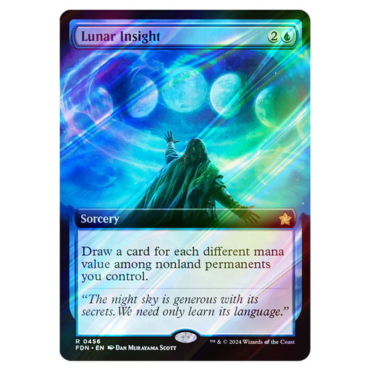 Lunar Insight 0456 card from the Magic The Gathering set Foundations