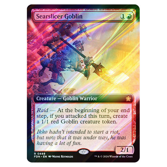 Searslicer Goblin 0468 card from the Magic The Gathering set Foundations