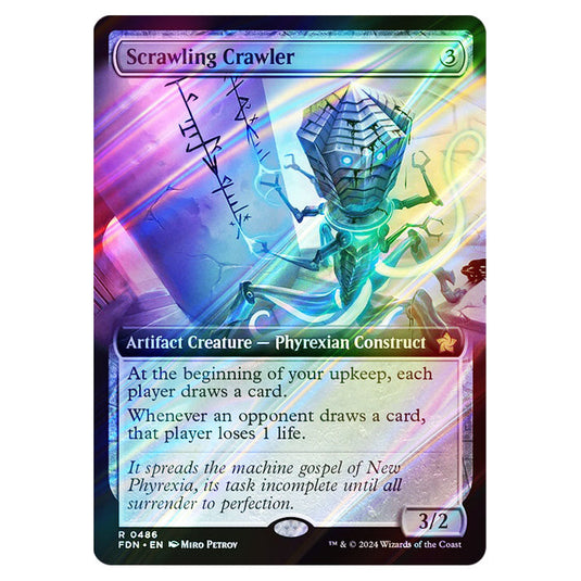 Scrawling Crawler 0486 card from the Magic The Gathering set Foundations