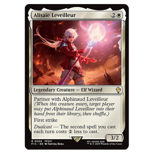 Alisaie Leveilleur 0009 card from the Magic The Gathering set Universes Beyond - Final Fantasy - Commander