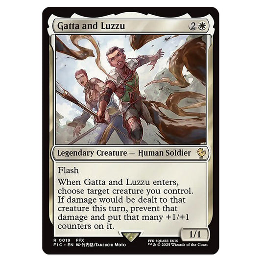 Gatta and Luzzu 0019 card from the Magic The Gathering set Universes Beyond - Final Fantasy - Commander