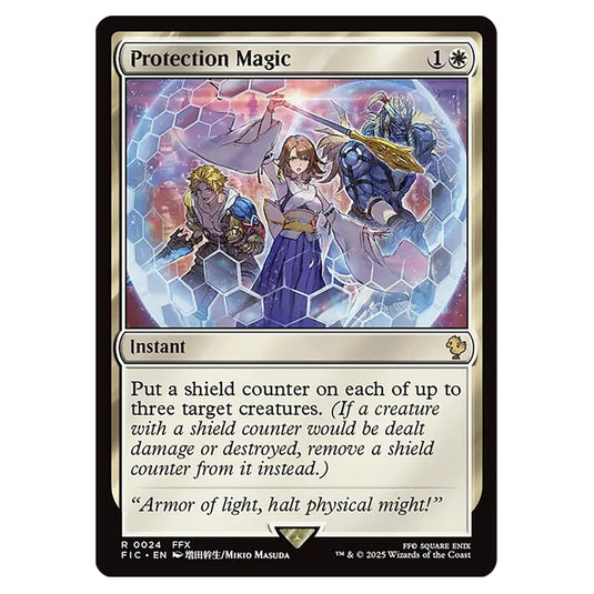 Protection Magic 0024 card from the Magic The Gathering set Universes Beyond - Final Fantasy - Commander