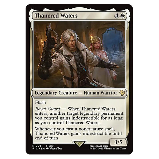 Thancred Waters 0031 card from the Magic The Gathering set Universes Beyond - Final Fantasy - Commander