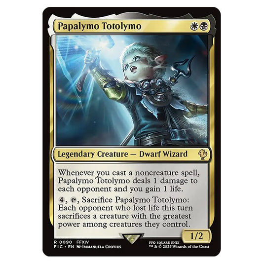 Papalymo Totolymo 0090 card from the Magic The Gathering set Universes Beyond - Final Fantasy - Commander