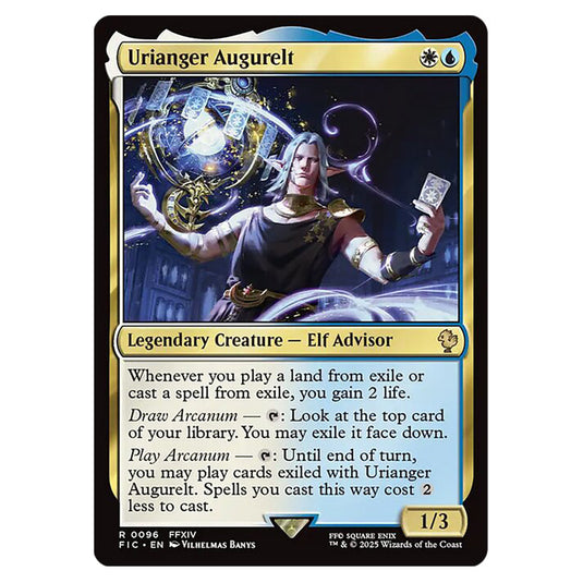 Urianger Augurelt 0096 card from the Magic The Gathering set Universes Beyond - Final Fantasy - Commander