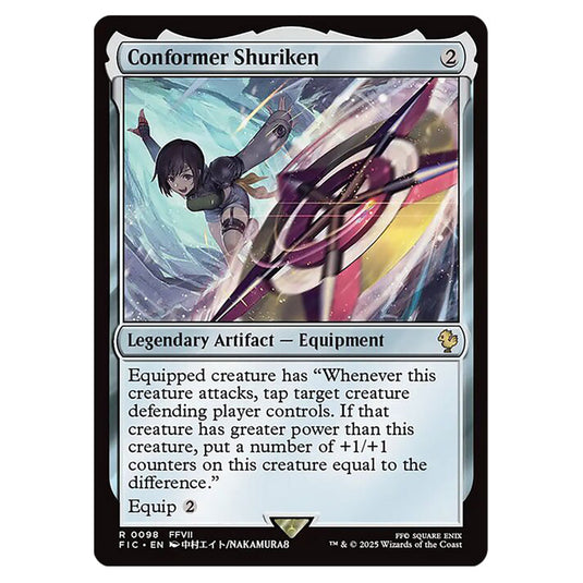 Conformer Shuriken 0098 card from the Magic The Gathering set Universes Beyond - Final Fantasy - Commander