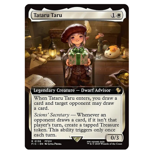 Tataru Taru 0138 card from the Magic The Gathering set Universes Beyond - Final Fantasy - Commander