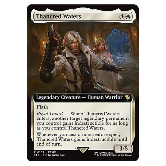 Thancred Waters 0139 card from the Magic The Gathering set Universes Beyond - Final Fantasy - Commander
