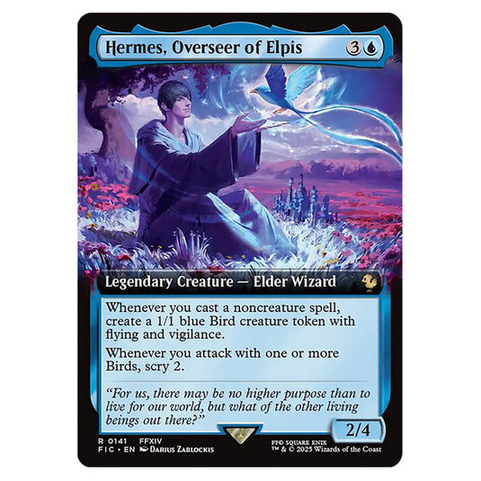 Hermes, Overseer of Elpis 0141 card from the Magic The Gathering set Universes Beyond - Final Fantasy - Commander