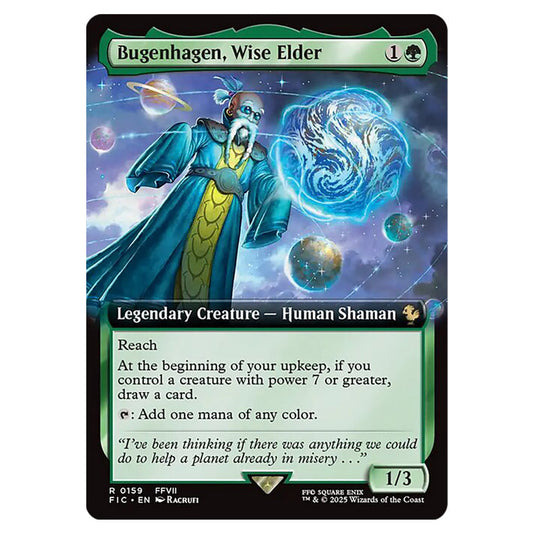 Bugenhagen, Wise Elder 0159 card from the Magic The Gathering set Universes Beyond - Final Fantasy - Commander