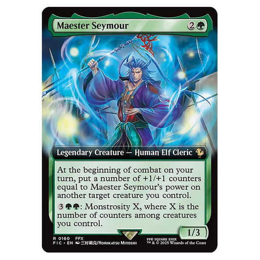 Maester Seymour 0160 card from the Magic The Gathering set Universes Beyond - Final Fantasy - Commander